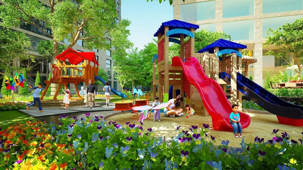 Tiện ích khu vui chơi trẻ em nội khu Bcons Garden
