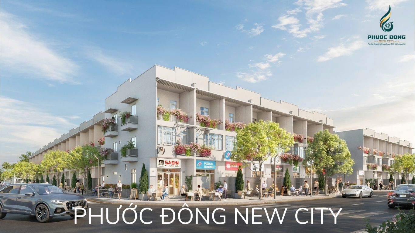 NHÀ PHỐ PHƯỚC ĐÔNG NEW CITY